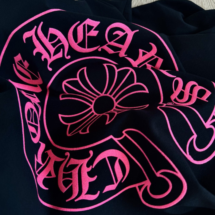 1:1 quality version Neon Pink Horseshoe Print Tee 2 colors 28710867