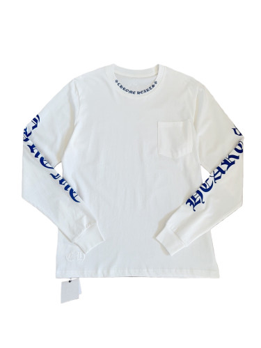 1:1 quality version Neckline Sanskrit Print Long Sleeve T-Shirt 28710940