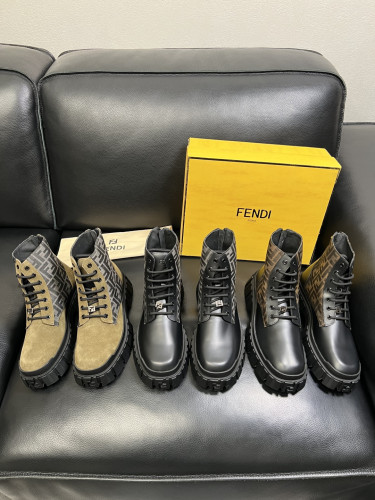 1:1 quality version Men's Patchwork High-Top Boots 3 colors 28710759