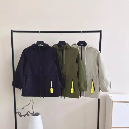 1:1 quality version Mid-Length Waterproof Waist-Tucked Jacket for girls 3 colors 28712286