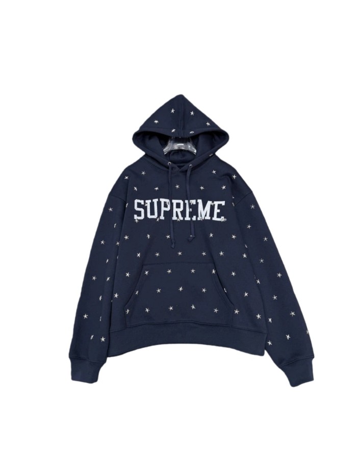 1:1 quality version Stars Rivet Letter  Hoodie 2 colors 28718043