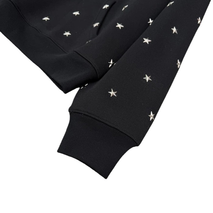 1:1 quality version Stars Rivet Letter  Hoodie 2 colors 28718043