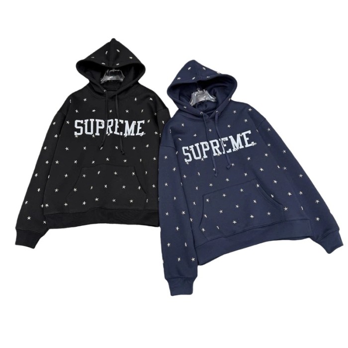1:1 quality version Stars Rivet Letter  Hoodie 2 colors 28718043