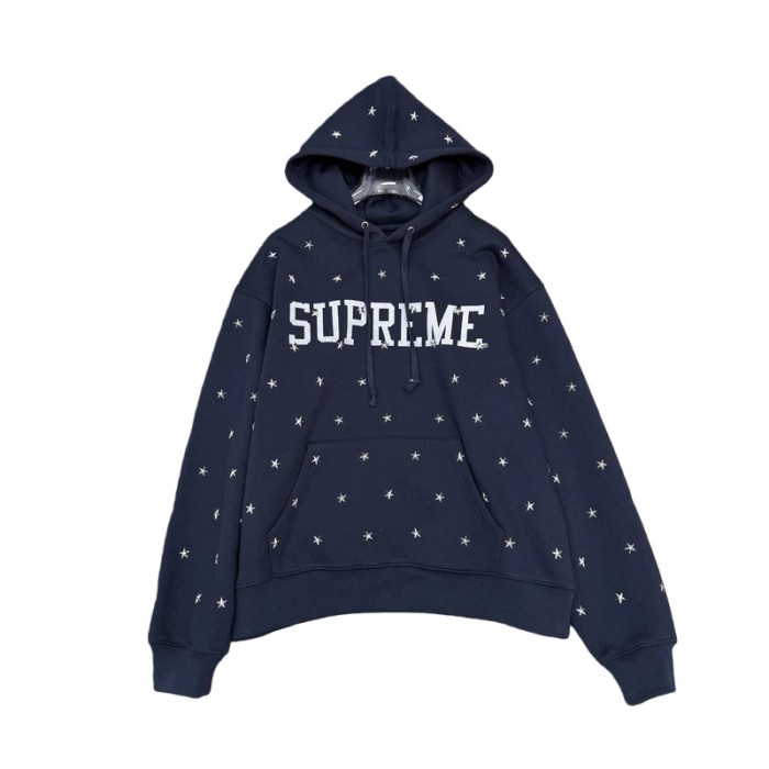 1:1 quality version Stars Rivet Letter  Hoodie 2 colors 28718043