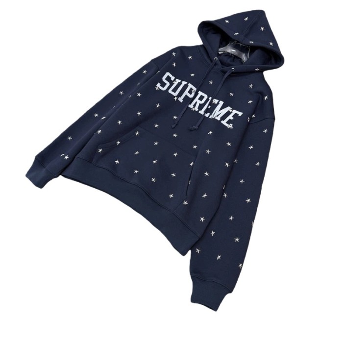 1:1 quality version Stars Rivet Letter  Hoodie 2 colors 28718043
