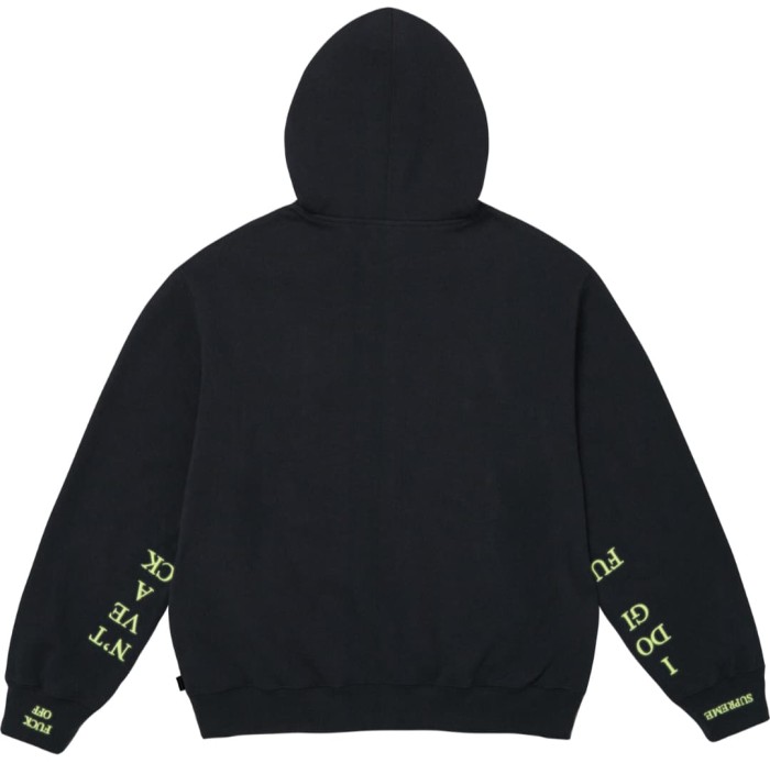 1:1 quality version Sleeve Fluorescent Embroidery Logo Zipper Hoodie 3 colors 28746701
