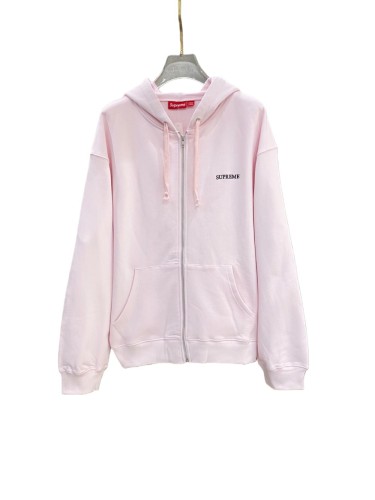 1:1 quality version Embroidered Logo Cuff Zipper Hoodie 3 colors 28746700