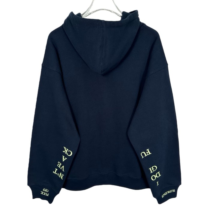 1:1 quality version Sleeve Fluorescent Embroidery Logo Zipper Hoodie 3 colors 28746701