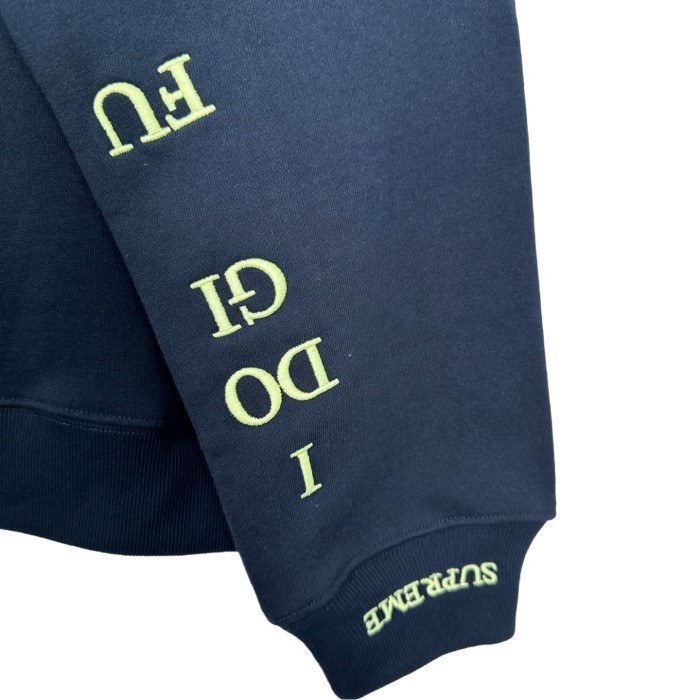 1:1 quality version Sleeve Fluorescent Embroidery Logo Zipper Hoodie 3 colors 28746701