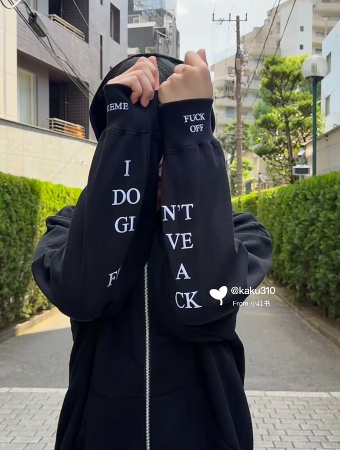 1:1 quality version Sleeve Fluorescent Embroidery Logo Zipper Hoodie 3 colors 28746701