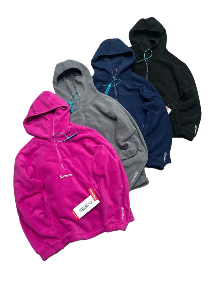 WEEK14Polartec Face Mask Half Zip Hoodie 4 colors 28746692