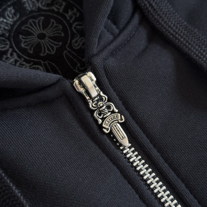 1:1 quality version Colorful Horseshoe Print Zipper Hoodie 28748497
