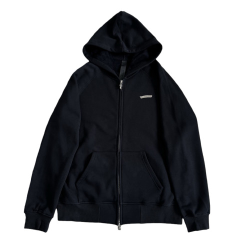 1:1 quality version Cross Embroidered Letter Zipper Hoodie 28748502