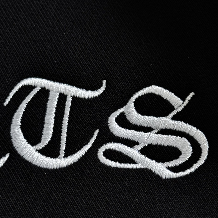 1:1 quality version Cross Embroidered Letter Zipper Hoodie 28748502