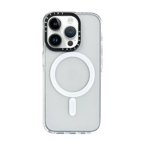 Co-branded Minimalist Solid Color Clear MagSafe iPhone Case 2 colors 28750062