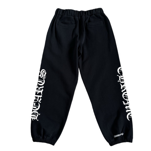 1:1 quality version Side Sanskrit letter printed fleece sweatpants 28751652