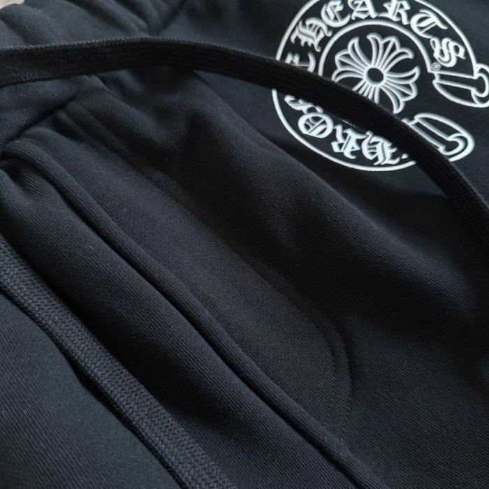 1:1 quality version Side Sanskrit letter printed fleece sweatpants 28751652