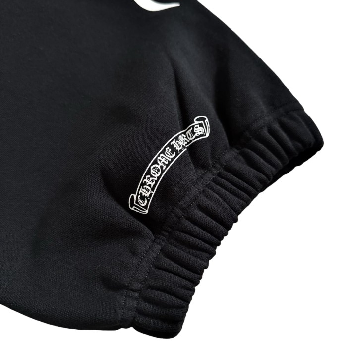 1:1 quality version Side Sanskrit letter printed fleece sweatpants 28751652