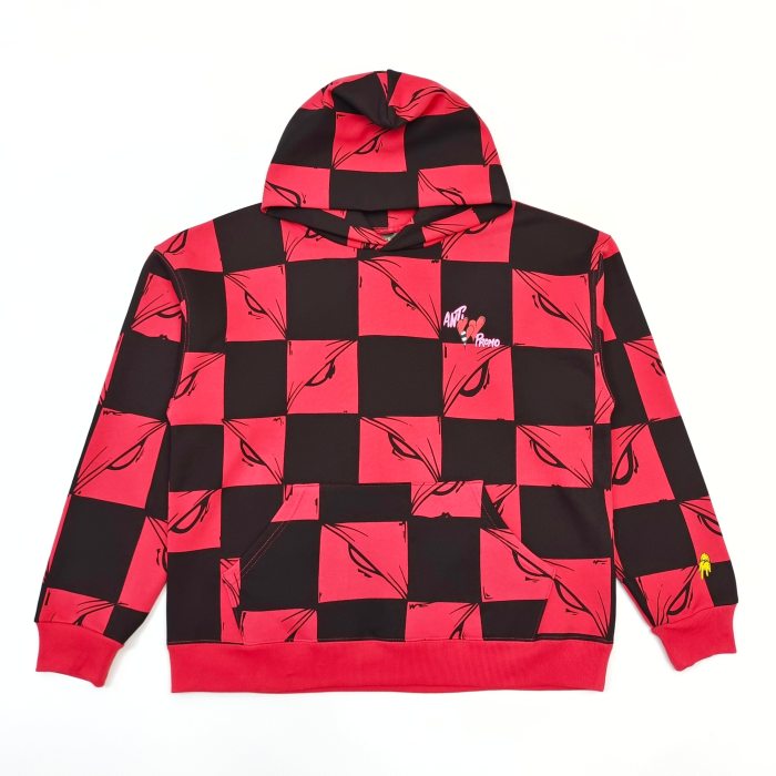1:1 quality version AP Blue and Black Checkered Hoodie & Pants Set 2 colors 28749373