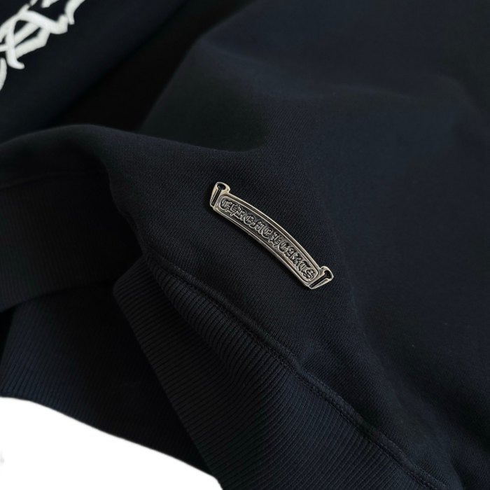1:1 quality version Sanskrit Alphabet Embroidered Half-Zip Hoodie & Pants Set 28751593