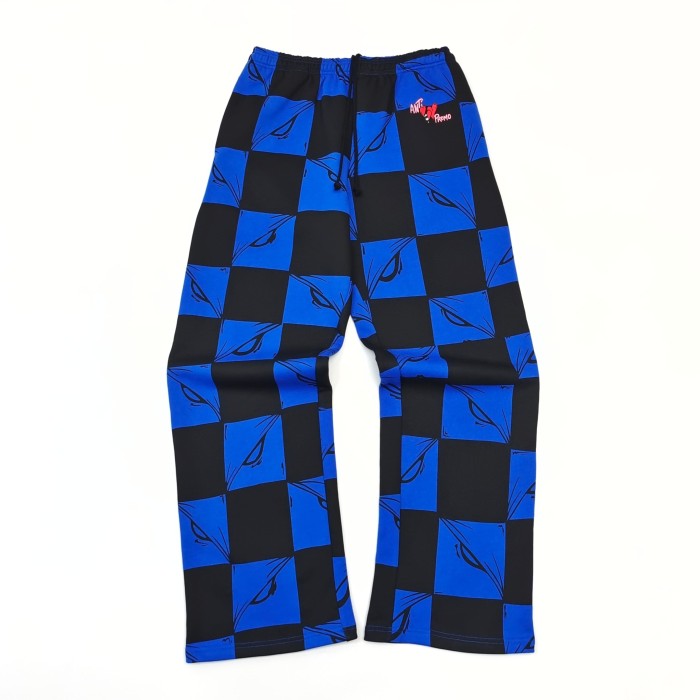 1:1 quality version AP Blue and Black Checkered Hoodie & Pants Set 2 colors 28749373
