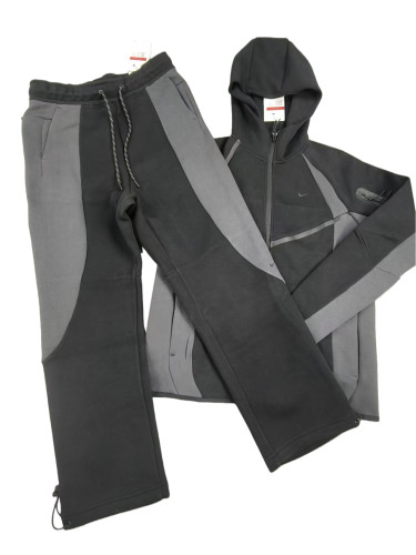 IF1324 Color-Blocked Hoodie & Pants Set 28755693
