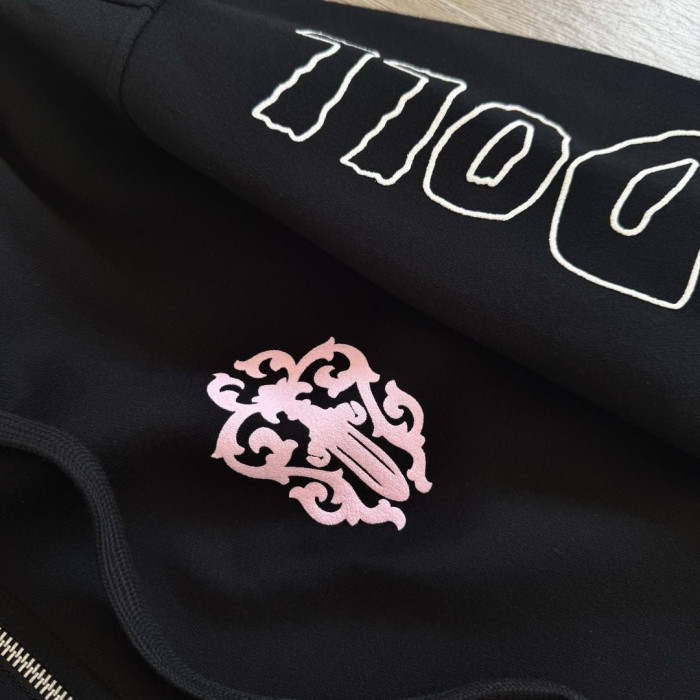 1:1 quality version Deadly Doll Collaboration Horseshoe Beauty Print Zipper Hoodie 28755496