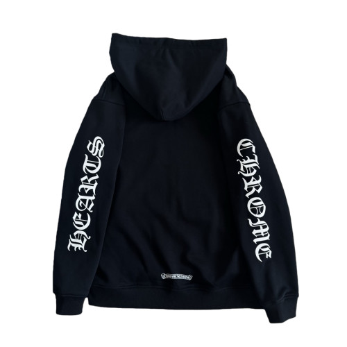 1:1 quality version Vertical Lettering Logo and Sanskrit print Zipper Hoodie 28755513