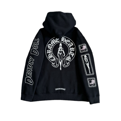 1:1 quality version Deadly Doll Collaboration Horseshoe Beauty Print Zipper Hoodie 28755496