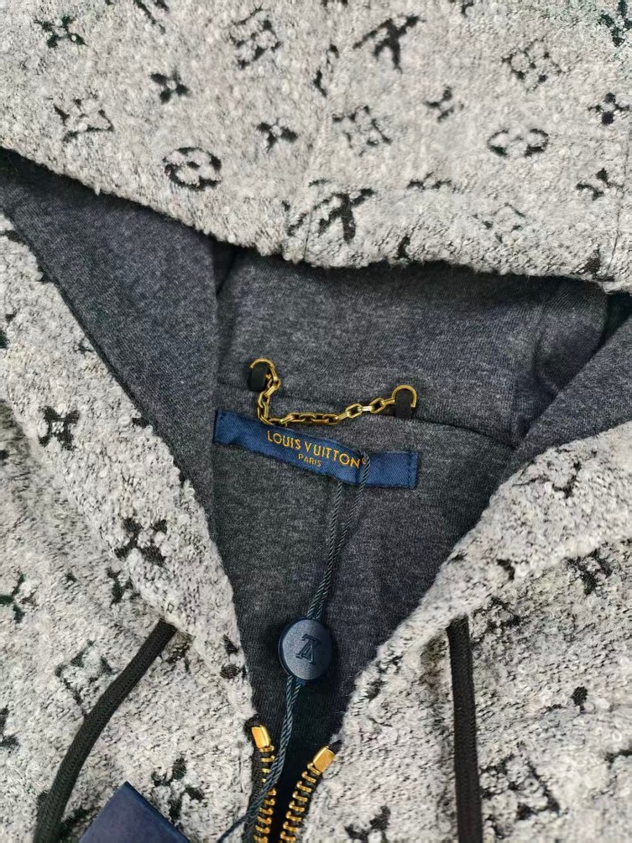 [50% Off] All-over Jacquard Zipper Hoodie 28757594