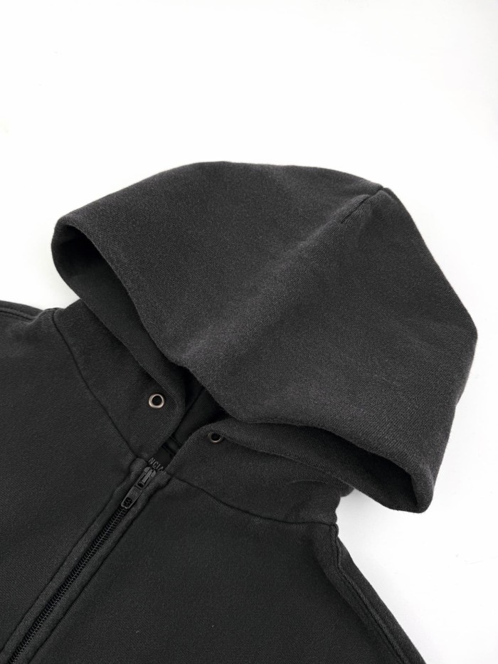 1:1 quality version Faded Logo Print Washed Version Hoodie 28759529