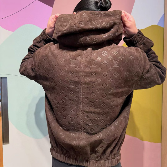 1:1 quality version Pharrell Williams Collaboration All-Over Print Vintage-Print Jacket 28759532