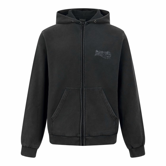 1:1 quality version Faded Logo Print Washed Version Hoodie 28759529