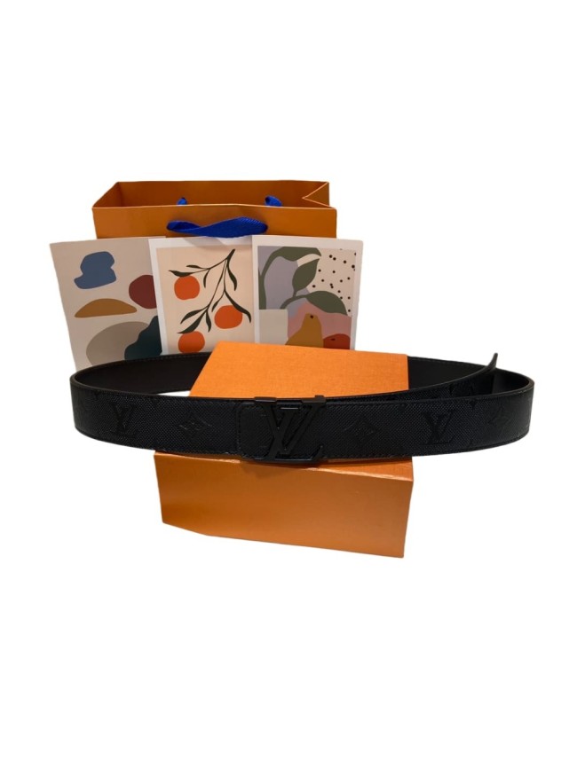 [50% Off]Black Button Embossed Leather Belt【Width 3.5 cm】28759415