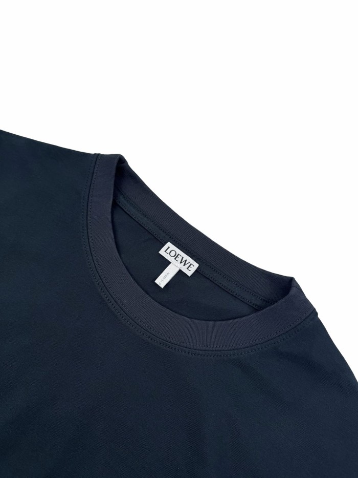 1:1 quality version L0ewe x Louis W@in Embroidered Logo Tee 2 colors 28759539
