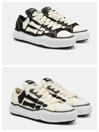 [buy more save more]1:1 quality version 28759324 MMY Co-Branded  Bones Canvas Sneakers 2 colors