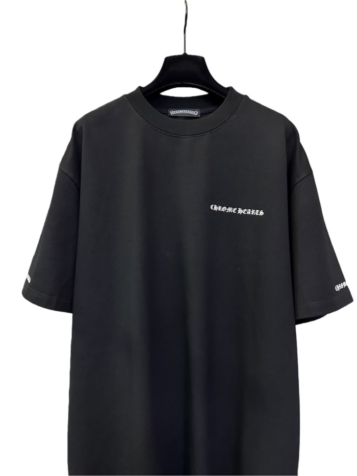 1:1 quality version Letter Print Crew Neck Tee 2 colors 28760610