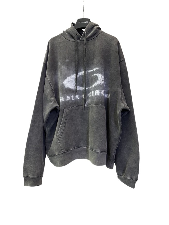 1:1 quality version Single-Ring Smoke Washed Vintage Hoodie 28760677