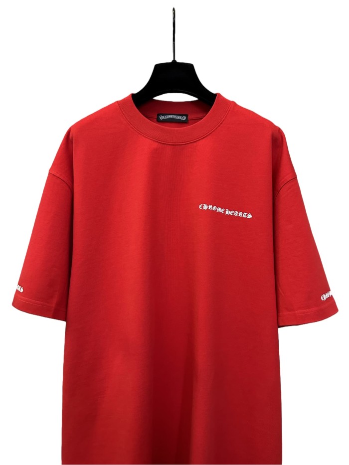 1:1 quality version Letter Print Crew Neck Tee 2 colors 28760610