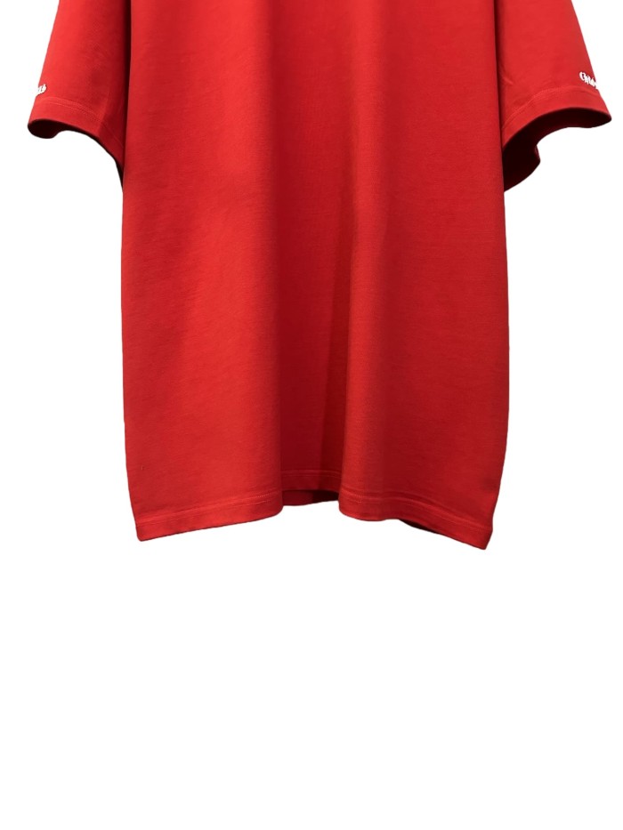 1:1 quality version Letter Print Crew Neck Tee 2 colors 28760610