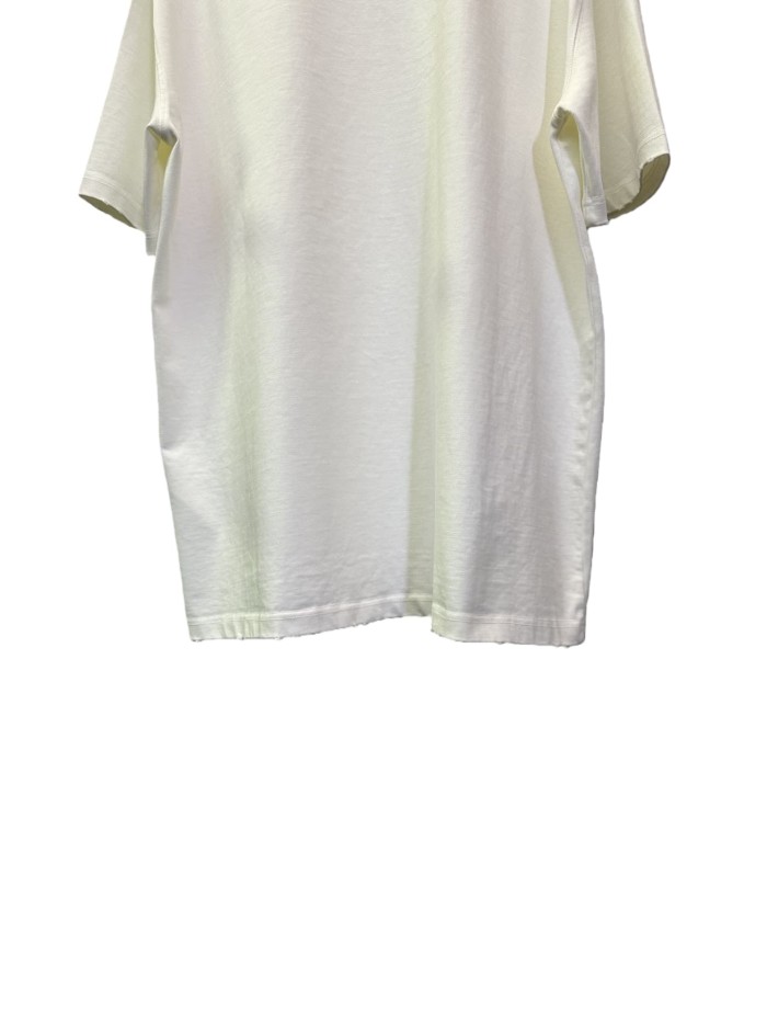 1:1 quality version Flocked Letter Print Tee 3 colors 28756475