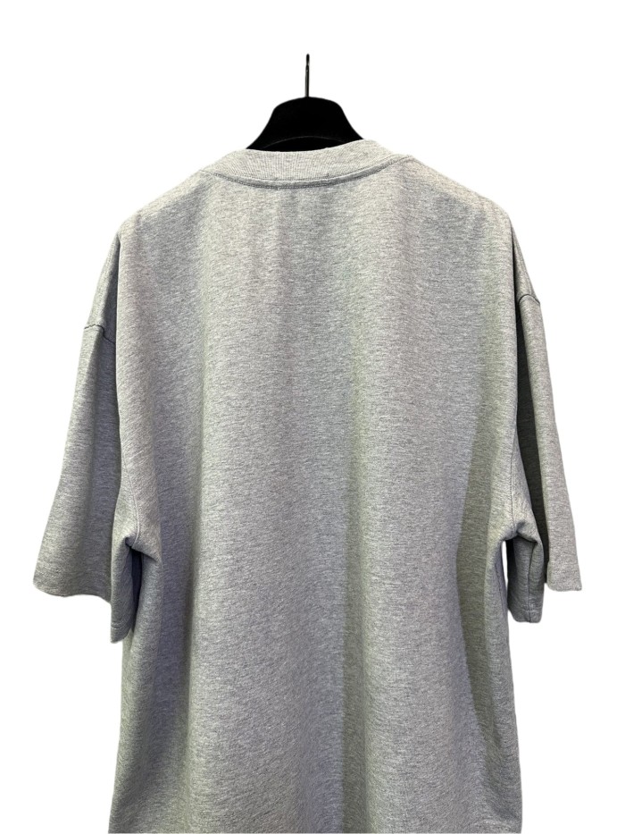 1:1 quality version Flocked Letter Print Tee 3 colors 28756475