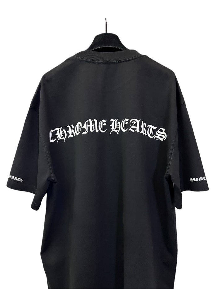 1:1 quality version Letter Print Crew Neck Tee 2 colors 28760610