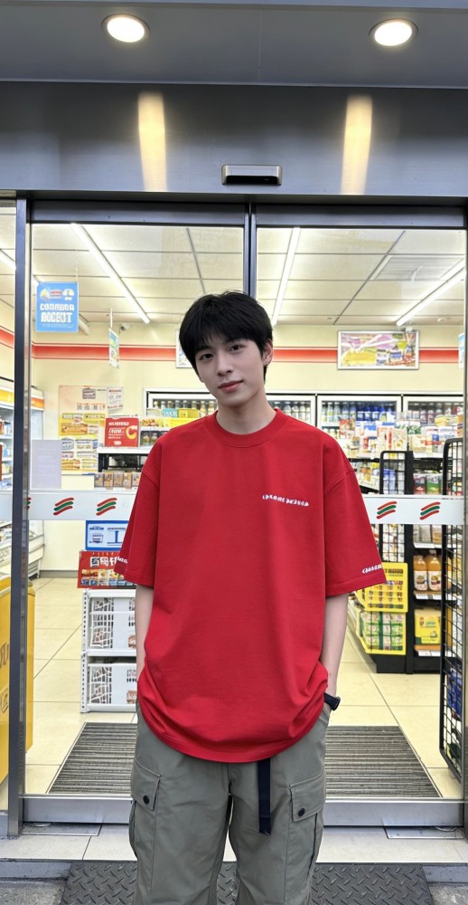 1:1 quality version Letter Print Crew Neck Tee 2 colors 28760610