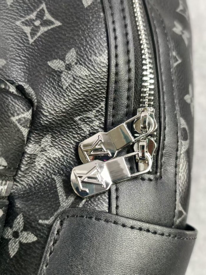 28185545 Embossed Cowhide Leather Backpack