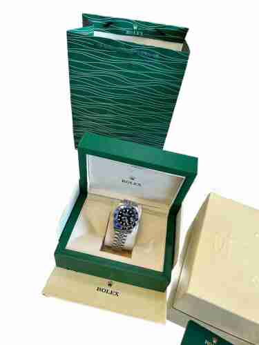 Blue and Black Dual-Tone Ceramic Bezel Men's Watch【Dial diameter：40mm 】28763215