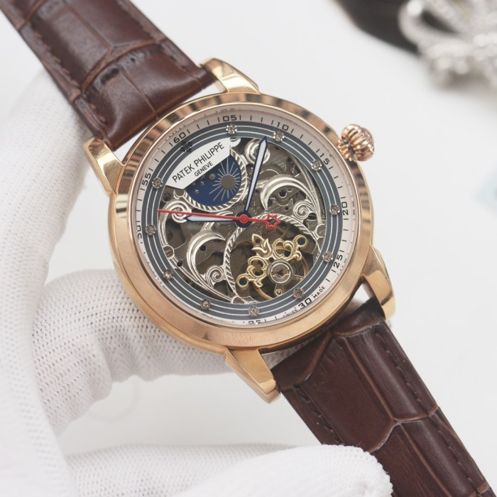 Mechanical Movement Calfskin Strap  Watch 7 colors【Dial diameter：42mm 】28764694