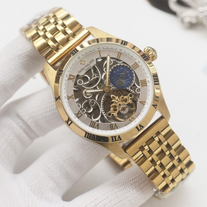 Mechanical Movement Glass-Faced  Watch 7 colors【Dial diameter：42mm 】28764690