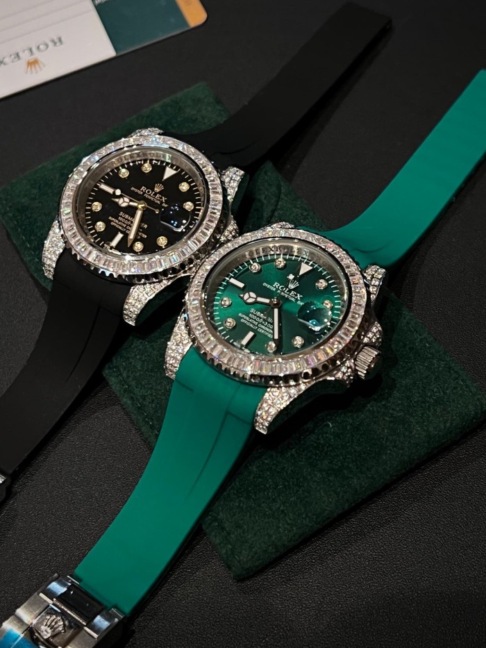 Custom Edition Luminous Numerals and Natural Zirconia Inlay  Mechanical Watch 7 colors【Dial diameter：40mm 】28764723