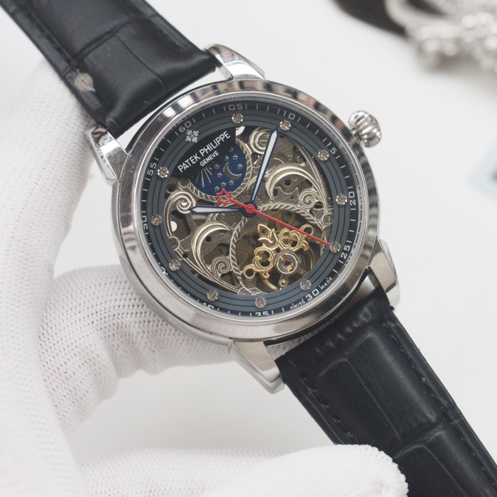 Mechanical Movement Calfskin Strap  Watch 7 colors【Dial diameter：42mm 】28764694